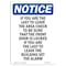 Signmission OSHA Notice Sign, If You Are The Last To Leave The, 24in X 18in Aluminum, 18" W, 24" L, Portrait OS-NS-A-1824-V-13623 - alternate 1